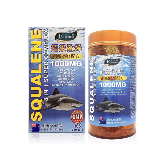 伊高頓 超級鯊烯 1000mg(365粒)
